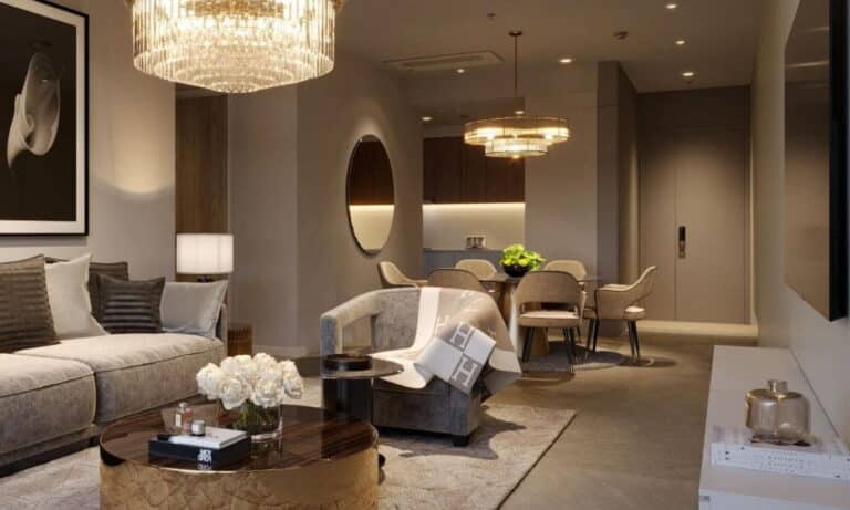 Căn hộ Thủ Thiêm Zeit cho thuê 3 phòng ngủ lầu cao nội thất đẹp view sông