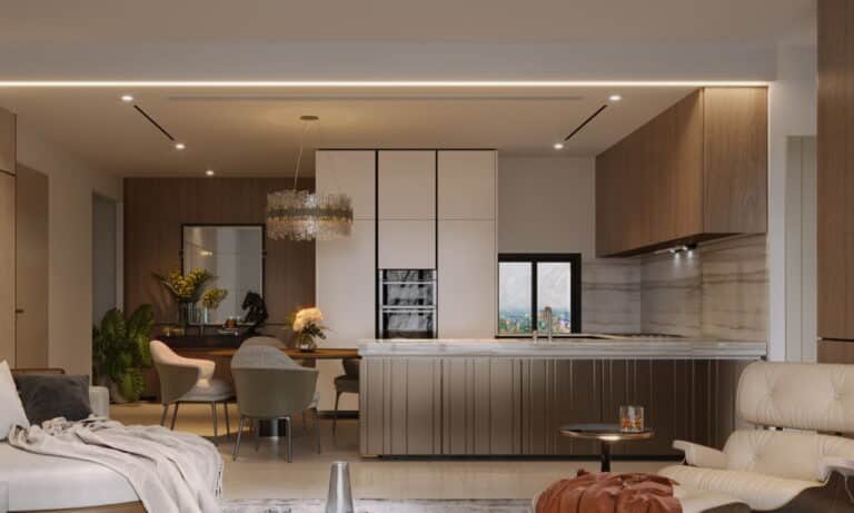 Căn hộ cho thuê Thủ Thiêm Zeit 4 phòng ngủ tầng cao nội thất xịn view sông
