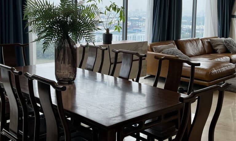 Cho thuê Đảo Kim Cương căn hộ 4 phòng ngủ tầng cao có nội thất view sông