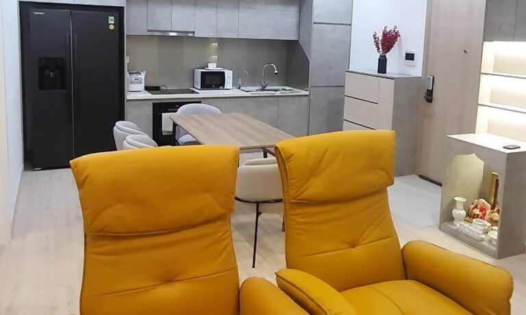 Estella Heights cho thuê căn 1 phòng ngủ lầu cao đầy đủ nội thất view thoáng