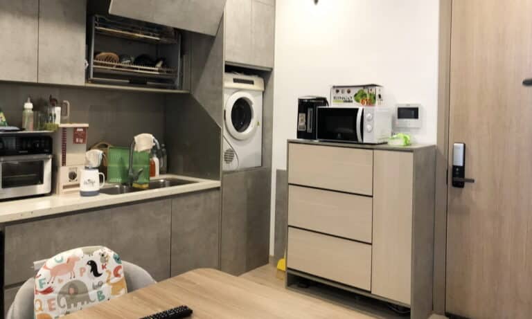 Estella Heights cho thuê căn 1 phòng ngủ lầu cao đầy đủ nội thất view thoáng