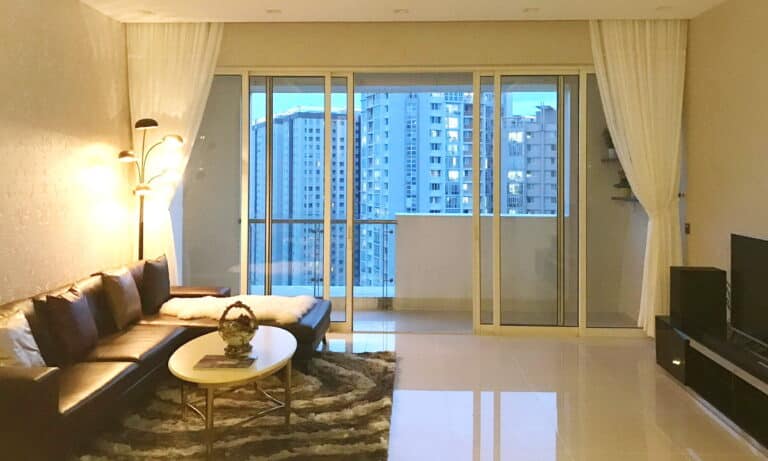 Căn The Estella cho thuê view thoáng đẹp tầng cao đủ nội thất 2 phòng ngủ