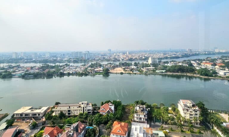 Cho thuê căn hộ Xi Riverview 3 phòng ngủ T3 nội thất đủ tầng cao view sông