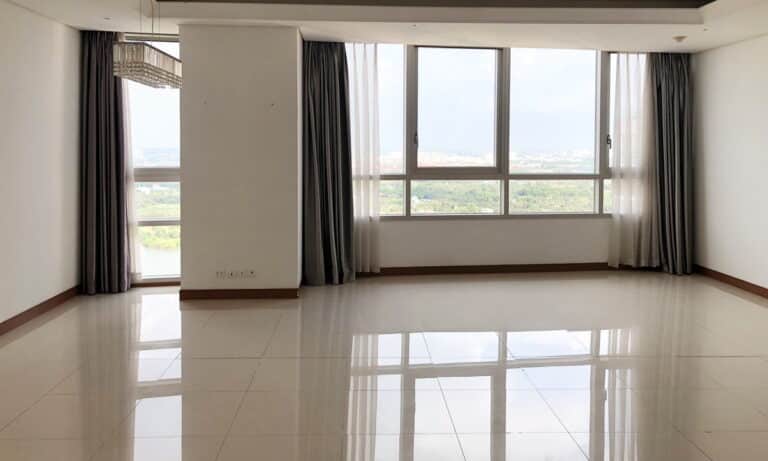 Cho thuê căn hộ Xi Riverview 3 phòng ngủ trống tầng cao toà T1 view sông