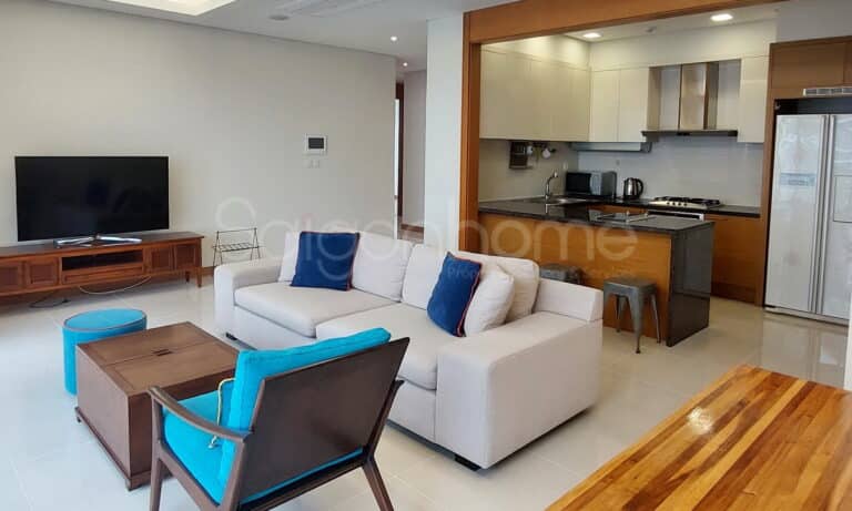 Cho thuê căn Xi Riverview 3 phòng ngủ tầng cao T1 nội thất đẹp view sông