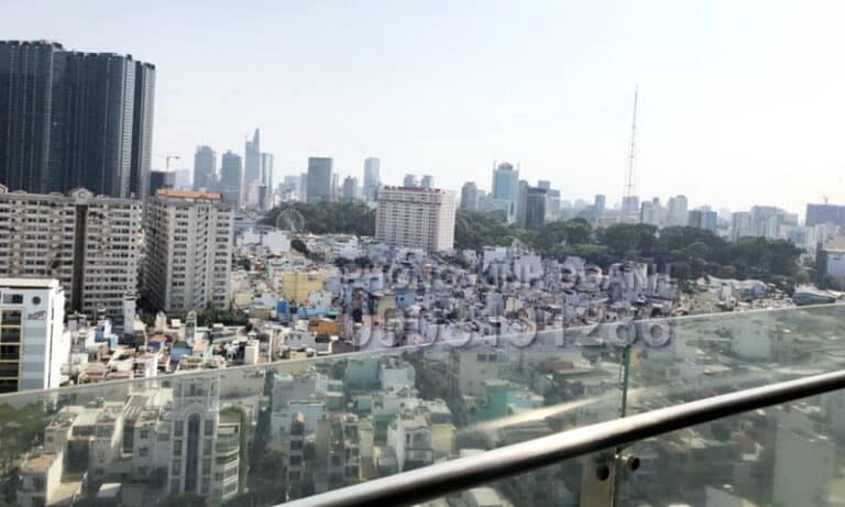 City Garden căn hộ cho thuê lầu cao full nội thất view quận 1 3 phòng ngủ