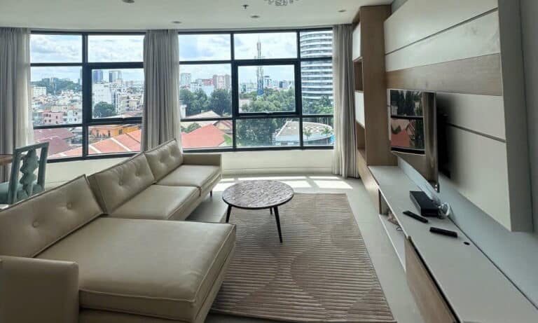 City Garden căn hộ cho thuê lầu trung nội thất xịn view quận 1 3 phòng ngủ