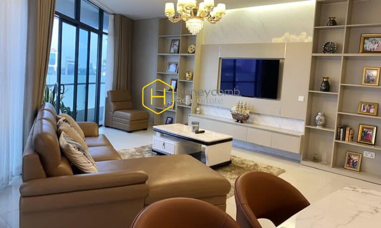 City Garden căn hộ cho thuê lầu cao đủ nội thất view quận 1 3 phòng ngủ