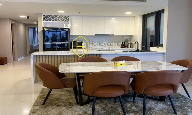 City Garden căn hộ cho thuê lầu cao đủ nội thất view quận 1 3 phòng ngủ