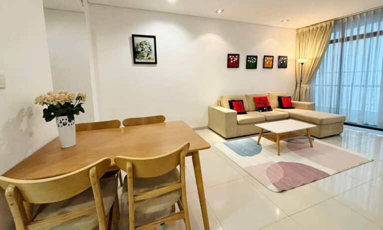 Căn City Garden cho thuê lầu cao nội thất xịn view Văn Thánh 1 phòng ngủ