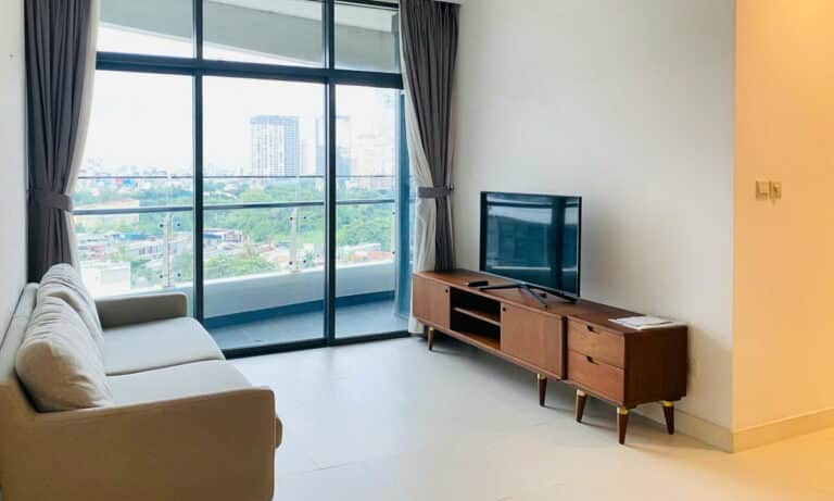 City Garden cho thuê tầng cao đầy đủ nội thất view Văn Thánh 1 phòng ngủ