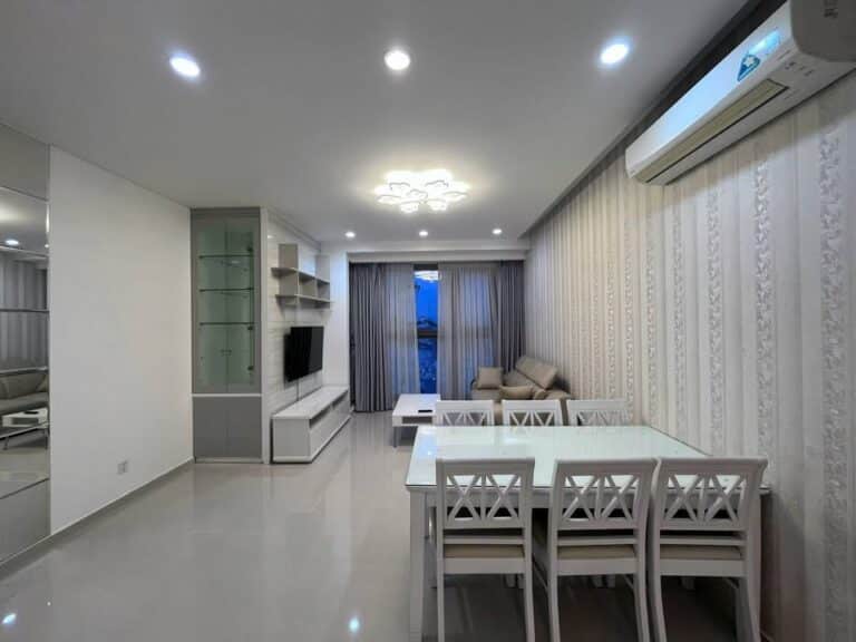 Cho thuê 2 phòng ngủ căn hộ Pearl Plaza nội thất đẹp tầng cao view sông