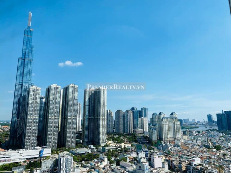 Cho thuê căn hộ 2 phòng ngủ tại Pearl Plaza view đẹp đủ nội thất cao cấp