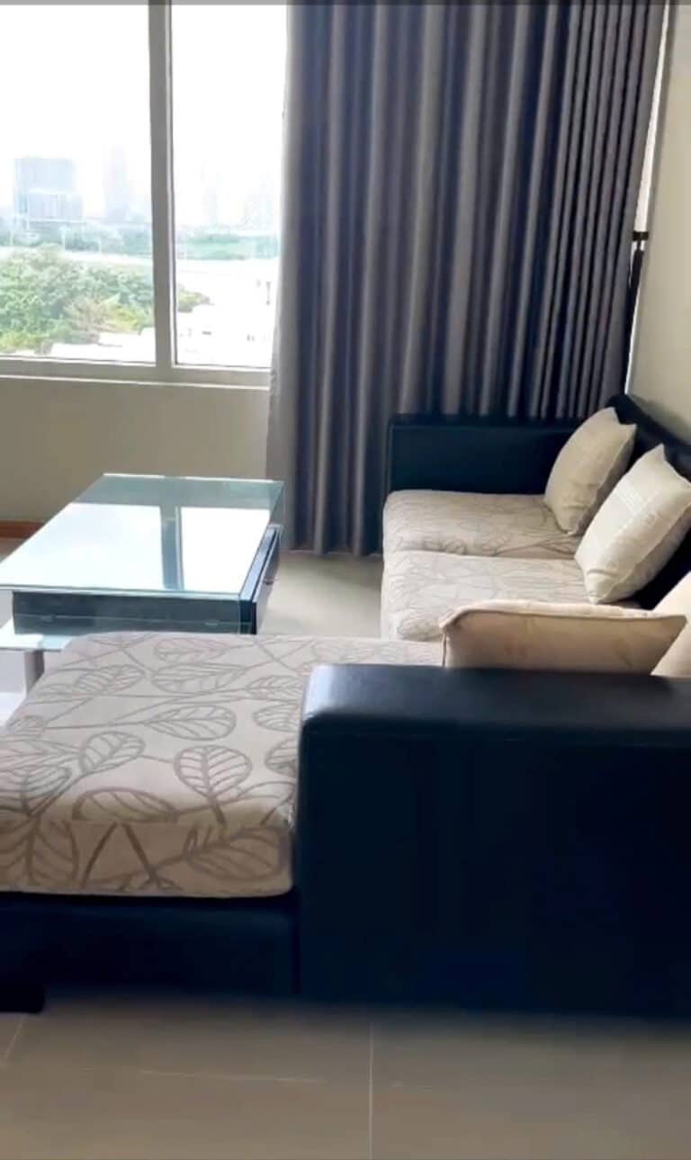 Căn hộ 3 phòng ngủ Saigon Pearl full nội thất, tầng thấp view sông