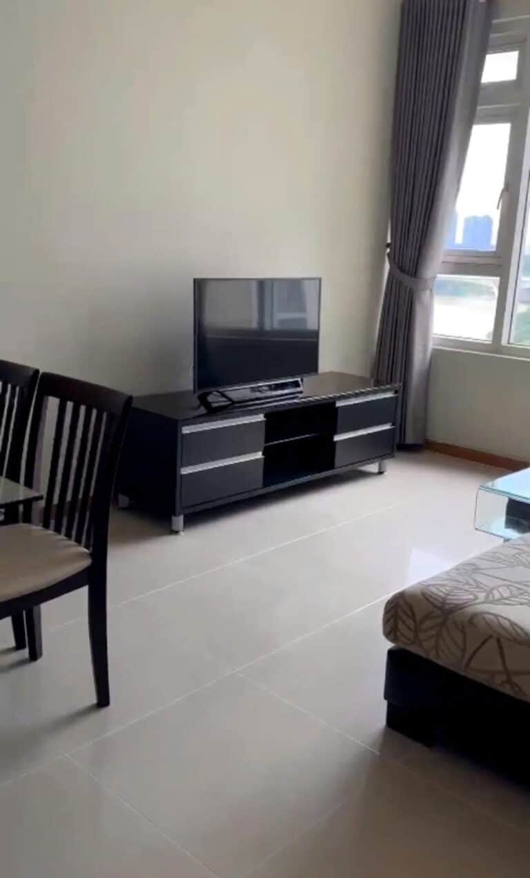 Căn hộ 3 phòng ngủ Saigon Pearl full nội thất, tầng thấp view sông