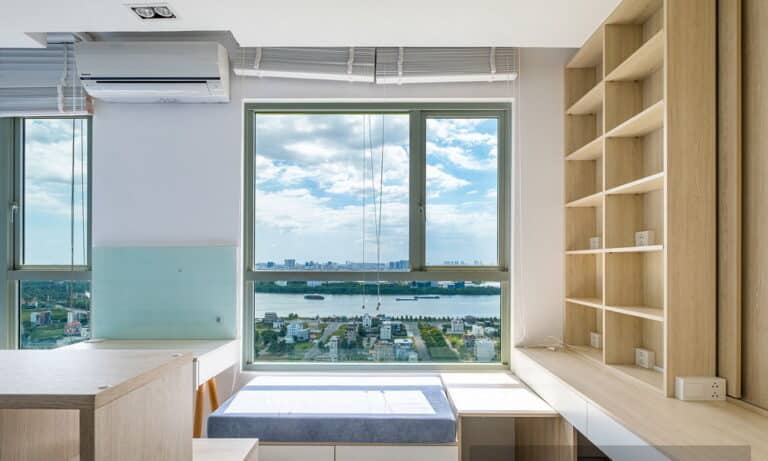 Can ho Vista Verde cho thue 4 phòng ngủ tầng cao có nội thất view sông