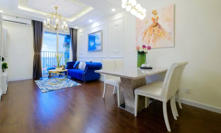 Cho thuê căn hộ Vista Verde 2 phòng ngủ nhà đẹp lầu cao view thoáng mát