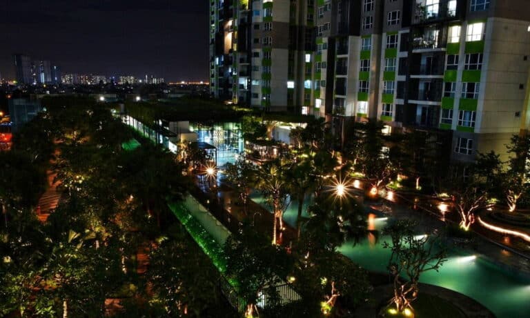 Căn hộ cho thuê Vista Verde 3 phòng ngủ tầng trung đủ nội thất view mát