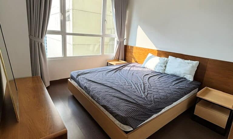 Vista Verde cho thuê 1 phòng ngủ lầu cao có đủ nội thất view khu dự án Feliz