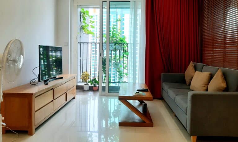 Vista Verde cho thuê 1 phòng ngủ tầng cao nội thất xịn view khu dự án Feliz