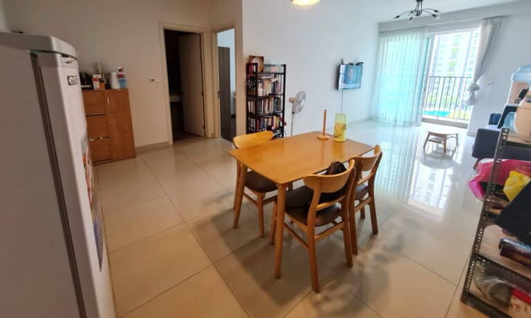 Cho thuê Vista Verde 2 phòng ngủ lầu cao có nội thất view khu dự án Feliz