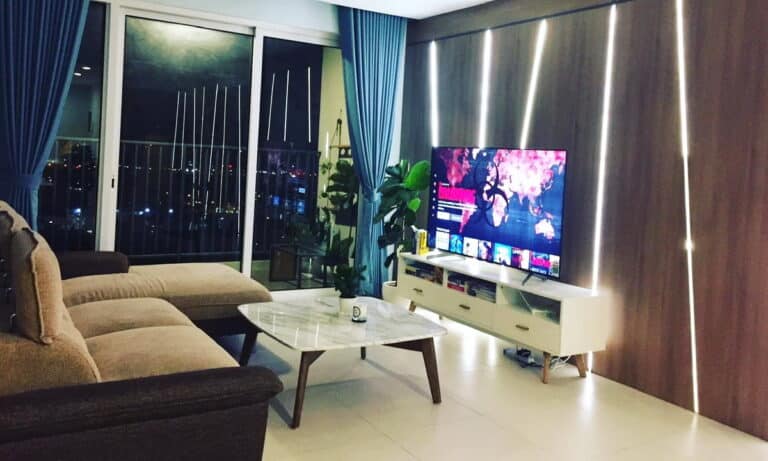 Cho thuê căn hộ Vista Verde 2 phòng ngủ lầu cao nhà đẹp view thoáng mát