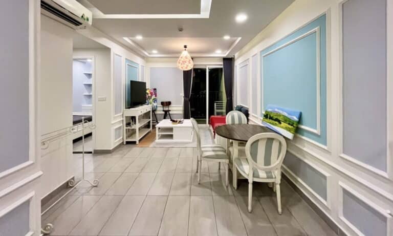 Cho thuê căn hộ Vista Verde 2 phòng ngủ tầng cao nội thất đẹp view sông