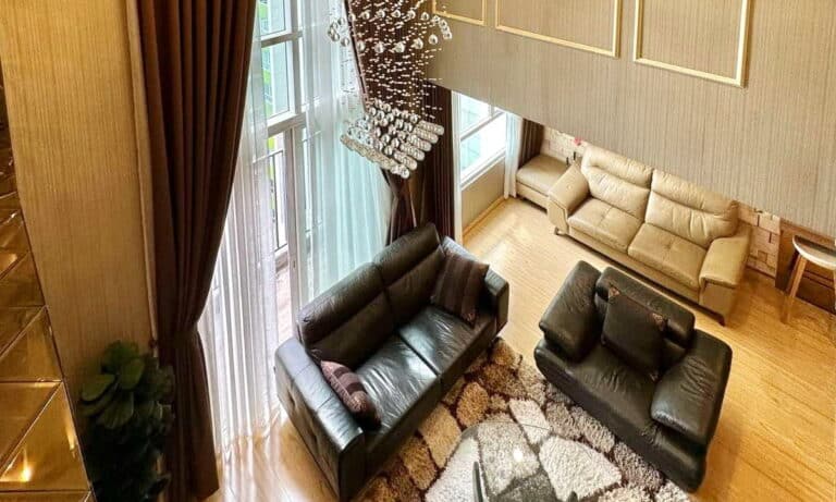 Cho thue can ho duplex Vista Verde 3 phòng ngủ lầu cao nhà đẹp view mát