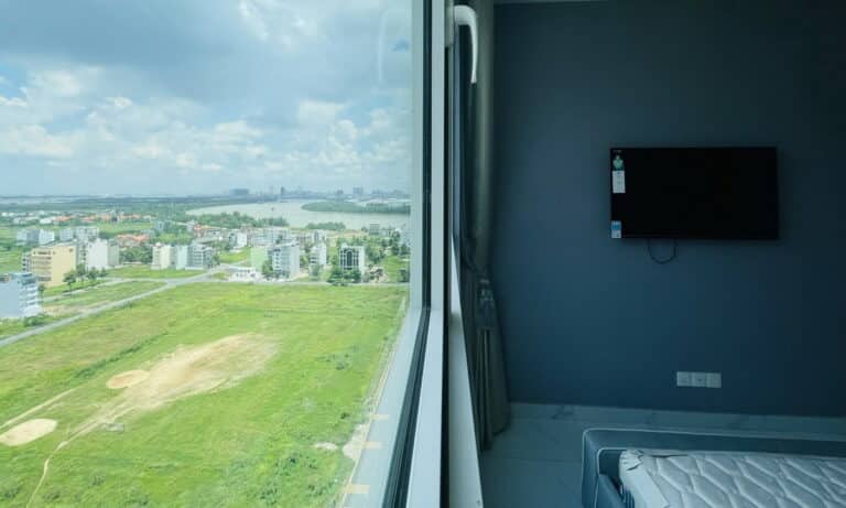 Can ho Vista Verde cho thue 3 phòng ngủ lầu cao đầy đủ nội thất view sông