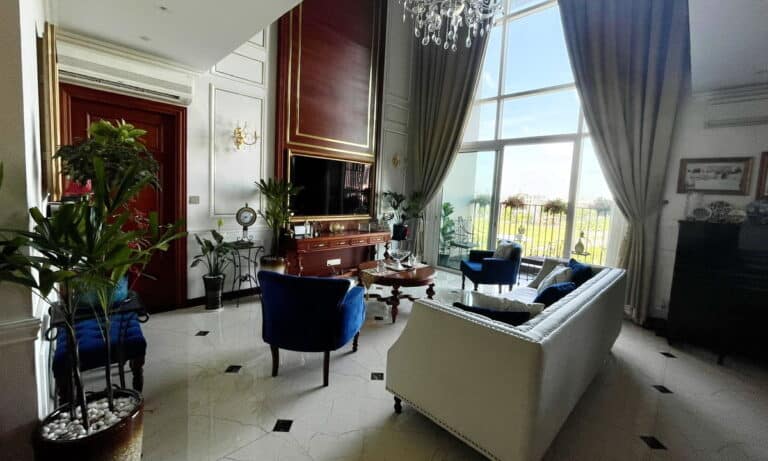 Can ho Vista Verde cho thue duplex 4 phòng ngủ đầy đủ nội thất view sông