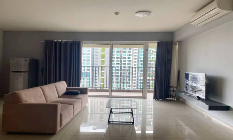 Can ho Vista Verde cho thue 3 phòng ngủ tầng cao nội thất đẹp view sông
