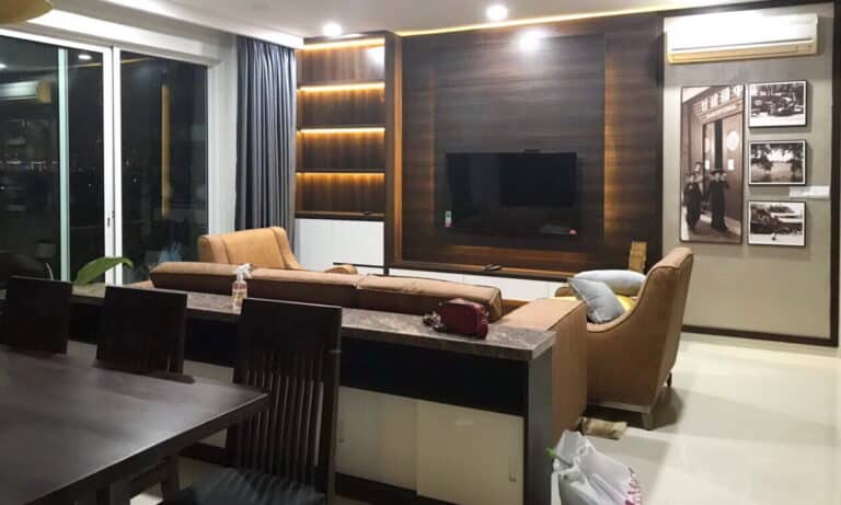 Can ho Vista Verde cho thue 4 phòng ngủ tầng cao nội thất xịn view sông