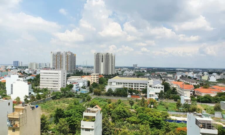 Cho thuê căn hộ duplex Vista Verde 2 phòng ngủ tầng cao nhà đẹp view mát