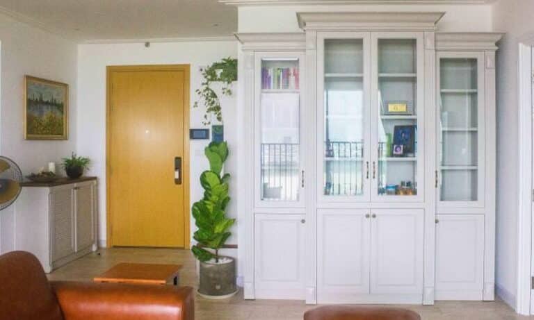 Can ho Vista Verde cho thue 3 phòng ngủ tầng cao có nội thất view sông đẹp