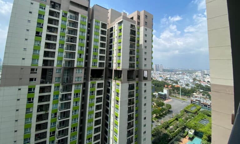 Vista Verde cho thuê 1 phòng ngủ lầu cao nhà trống view hướng dự án Feliz