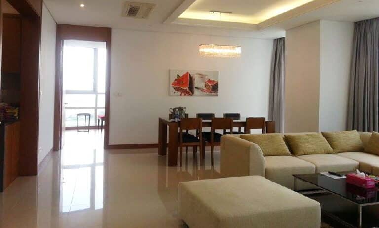 Cho thuê căn hộ Xi Riverview 3 phòng ngủ tầng cao T1 nội thất đủ view sông