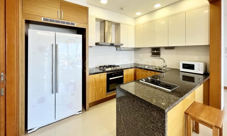 Cho thuê căn hộ Xi Riverview 3 phòng ngủ T1 đủ nội thất lầu cao view sông