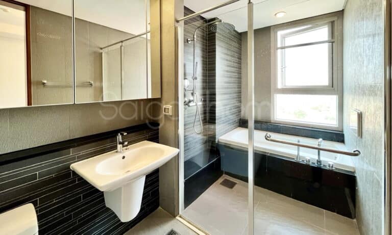 Cho thuê căn hộ Xi Riverview 3 phòng ngủ T1 đủ nội thất lầu cao view sông