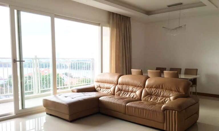 Cho thuê căn hộ Xi Riverview 3 phòng ngủ block T1 full nội thất view sông