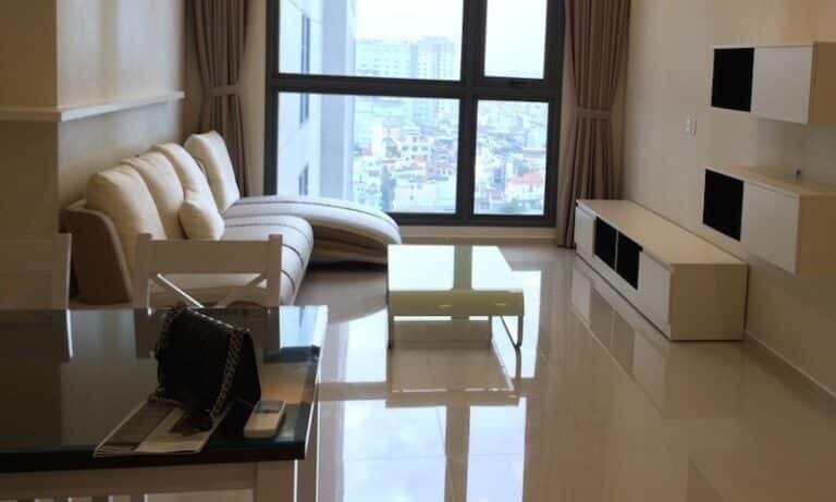 Căn hộ cho thuê Pearl Plaza 2 phòng ngủ view thoáng tầng cao nội thất đẹp