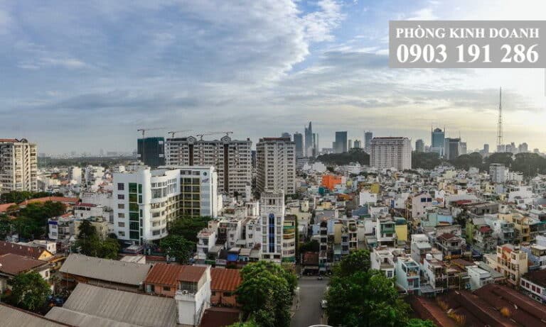 City Garden Bình Thạnh cho thuê lầu cao nhà đẹp view quận 1 3 phòng ngủ