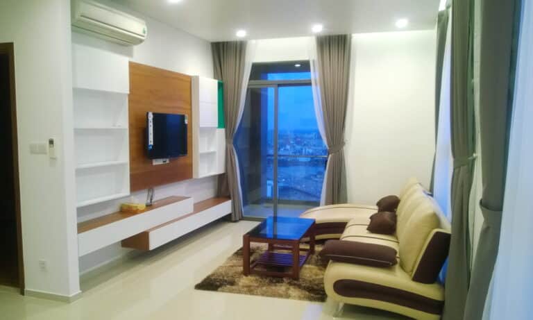 Cho thuê căn hộ Pearl Plaza 3 phòng ngủ view sông L81 lầu cao nội thất đẹp