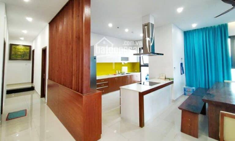 Cho thuê căn hộ penthouse Pearl Plaza 3 phòng ngủ view sông nội thất xịn