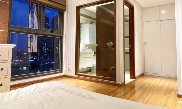 Cho thuê Pearl Plaza Bình Thạnh 2 phòng ngủ view sông tầng cao full nội thất