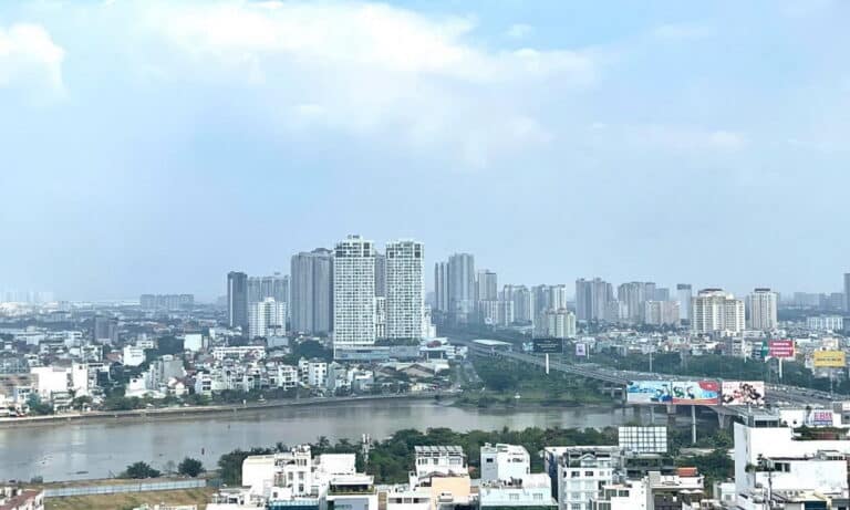 Căn hộ Pearl Plaza cho thuê 1 phòng ngủ view sông tầng cao full nội thất