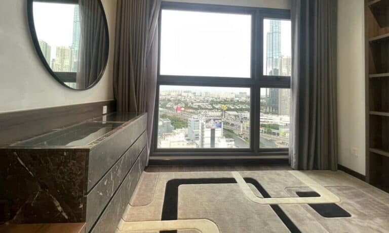 Cho thuê căn hộ Pearl Plaza 3 phòng ngủ view L81 sông lầu cao nhà đẹp