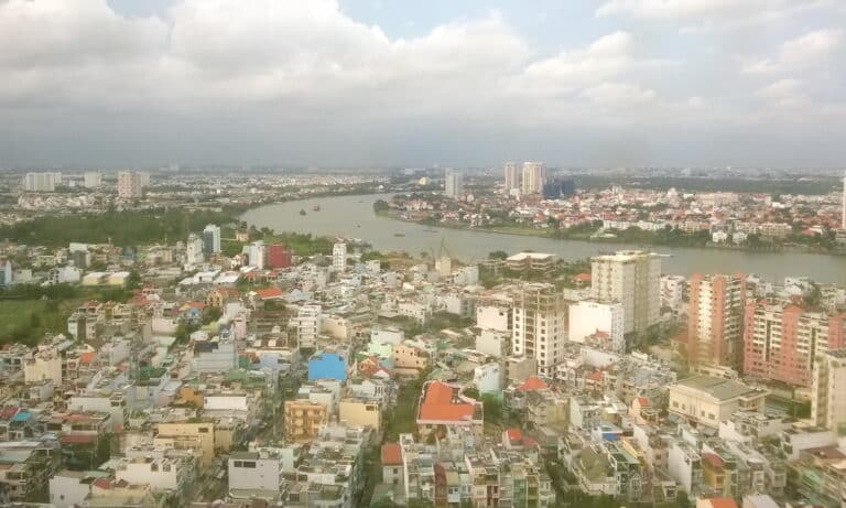 Cho thuê Pearl Plaza Bình Thạnh 2 phòng ngủ view sông lầu cao nhà trống