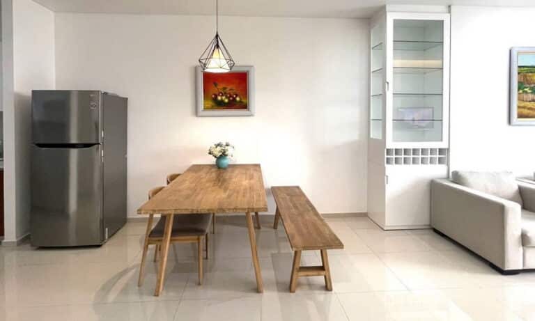 Căn hộ cho thuê Pearl Plaza 2 phòng ngủ view thoáng tầng cao nội thất full