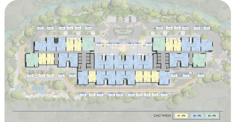 Mặt bằng căn hộ The Felix: Layout và thiết kế chi tiết