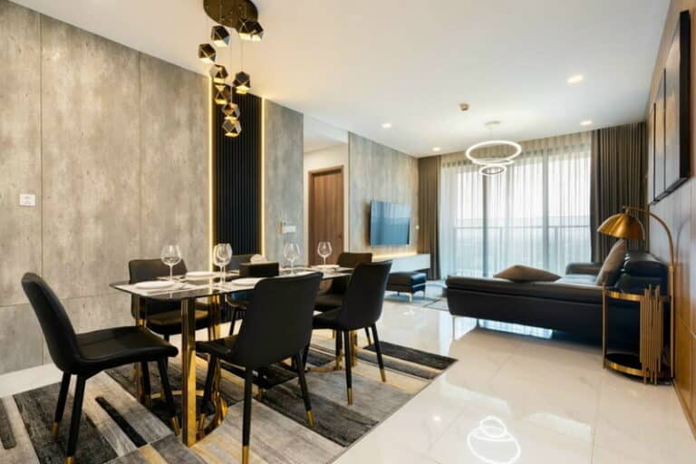 Căn hộ 3 PN Golden House Sunwah Pearl bán – Nội thất hiện đại, View Sông, Tầng Cao